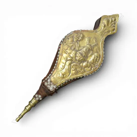 VINTAGE FIRE BELLOWS, FAULTS L.465mm