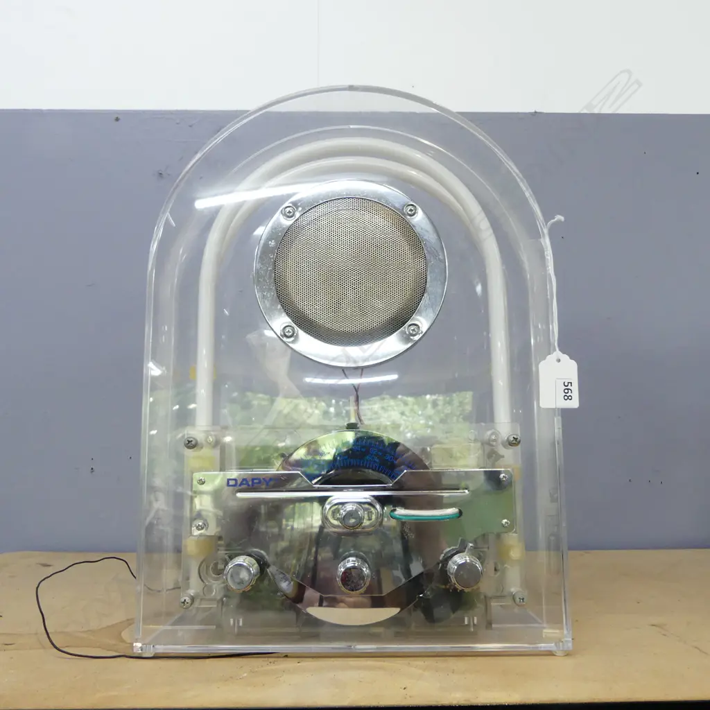 DAPY CLEAR ACRYLIC RADIO H.380mm Image 1++