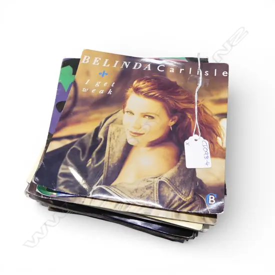 47 1980s 45rpm RECORDS