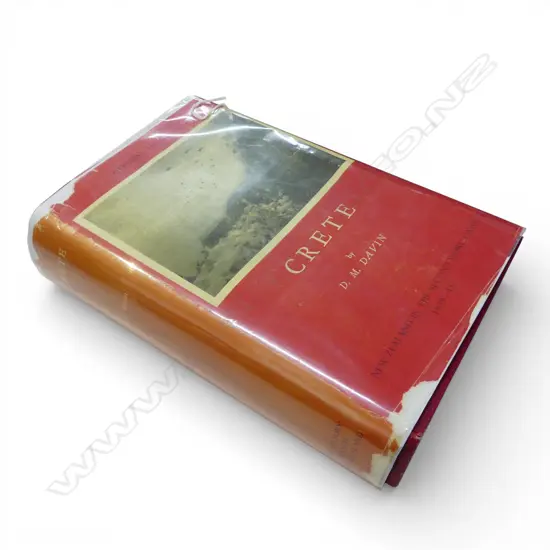 THE OFFICIAL HISTORY OF N.Z. IN WWII - CRETE by D.M. DAVIN first edition, folding maps