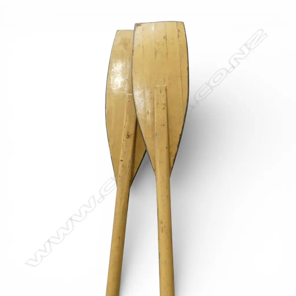 PR PAINTED WOODEN OARS L.2350mm Image 1++