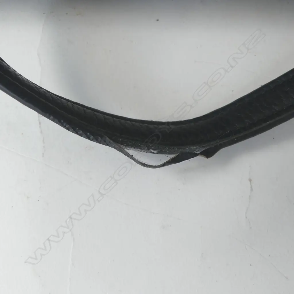 BLACK LEATHER COACH HANDBAG faults to handle Image 1++