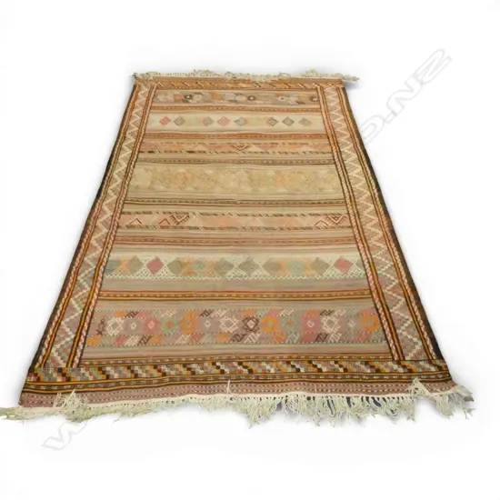 FLAT WEAVE WOOL PILE RUG 2700x1580mm