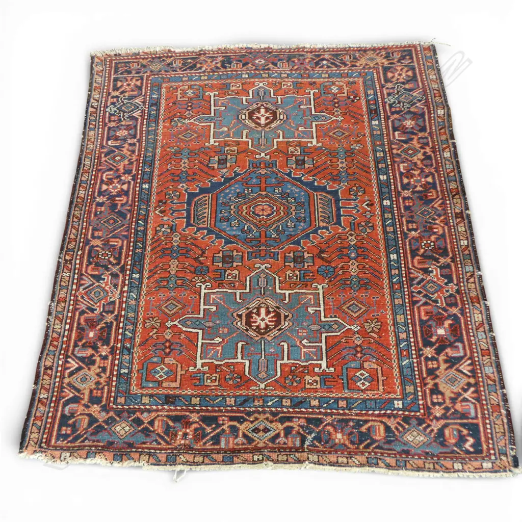 HAND KNOTTED WOOL PILE RUG 1420x1120mm Image 1++