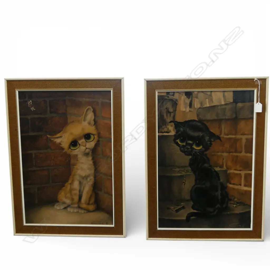 PR GIG KEANE PITY KITTY PRINTS 545x365mm Image 1++