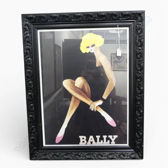 REPRODUCTION VINTAGE POSTER 'BALLY' 600x445mm