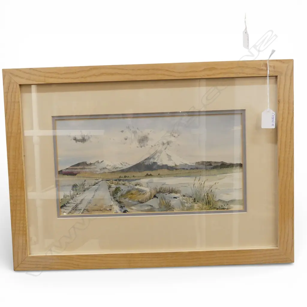 ARTIST SIGNATURE INDISTINCT, NGAURUHOE, PRINT Ed. 21/60, 185x355mm Image 1++