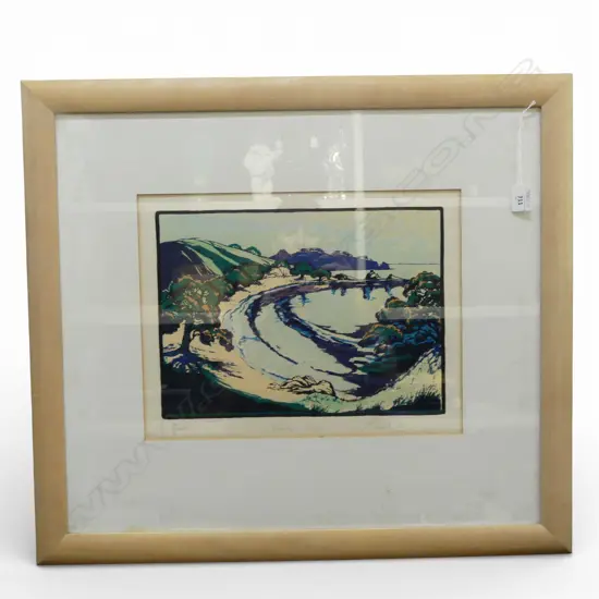 KAREL BURROWS, CACTUS BAY, PRINT Ed. 49/120, 720x650mm