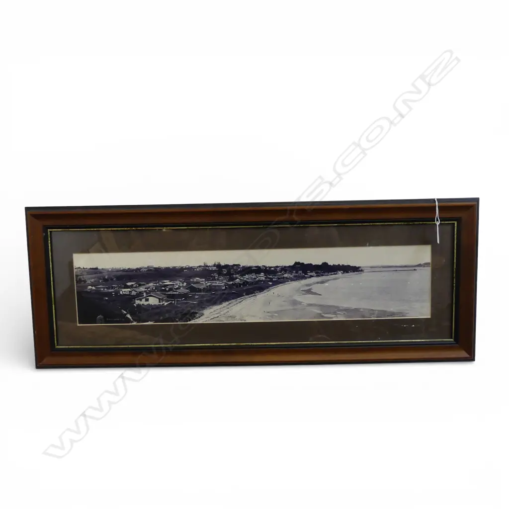 VINTAGE FRAMED PHOTOGRAPH OF KOHIMARAMA 125x615mm Image 1++