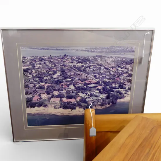 VIEW OF HAURAKI TAKAPUNA, CLIFTON RD TO FOREGROUND C.1980 390x495mm