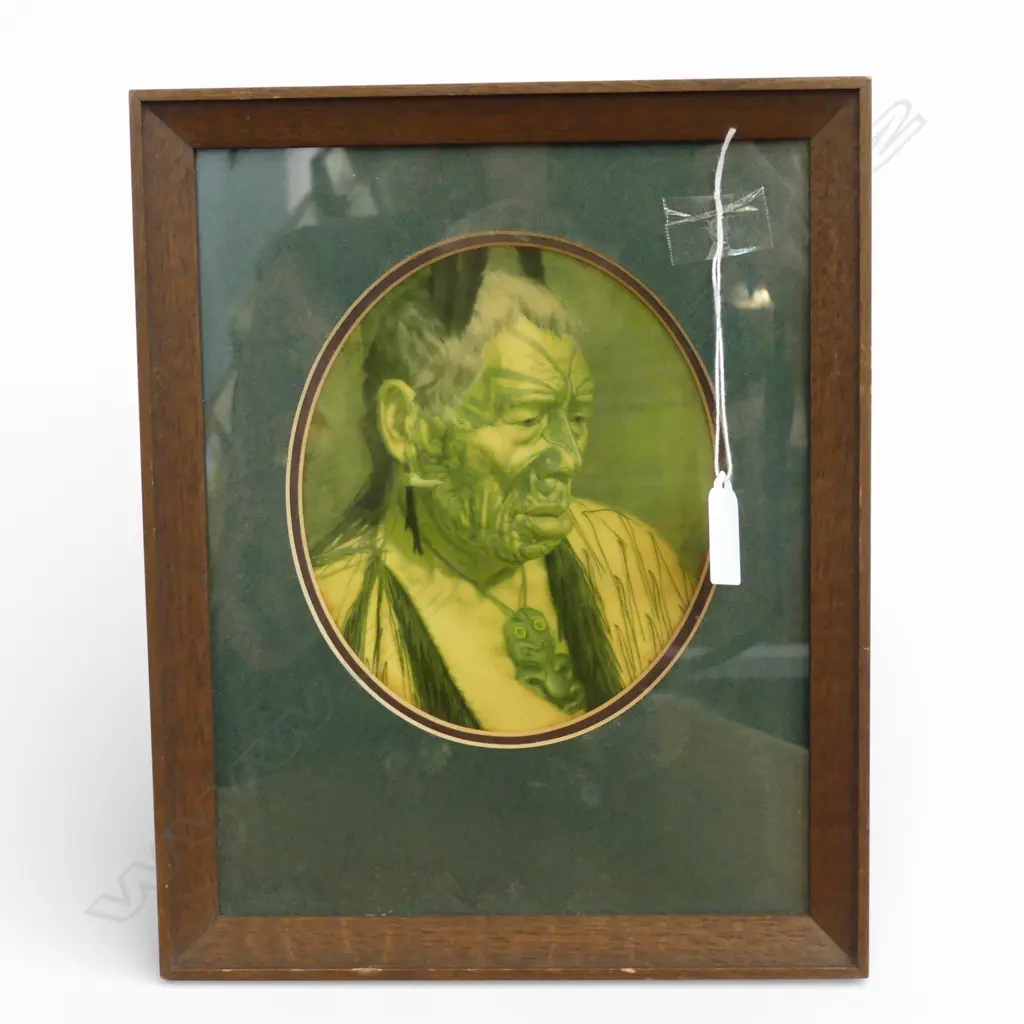 CHARLES GOLDIE TUMAI TAWHITI PRINT 160x140mm Image 1++