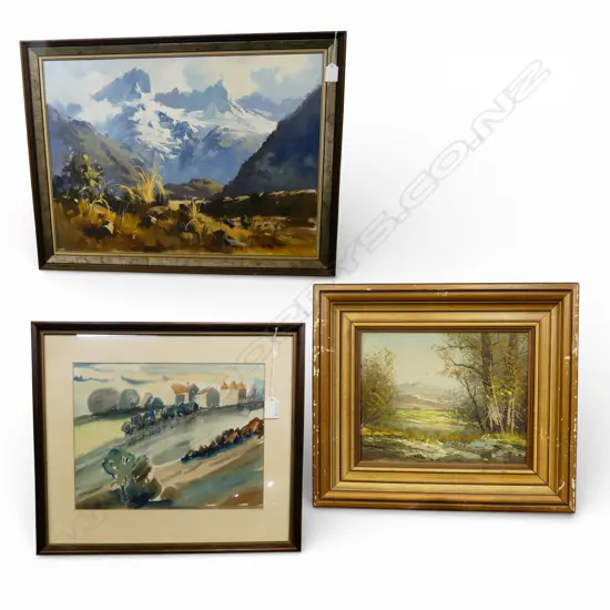 A. GOLDWATER, LANDSCAPE WC 245x315mm