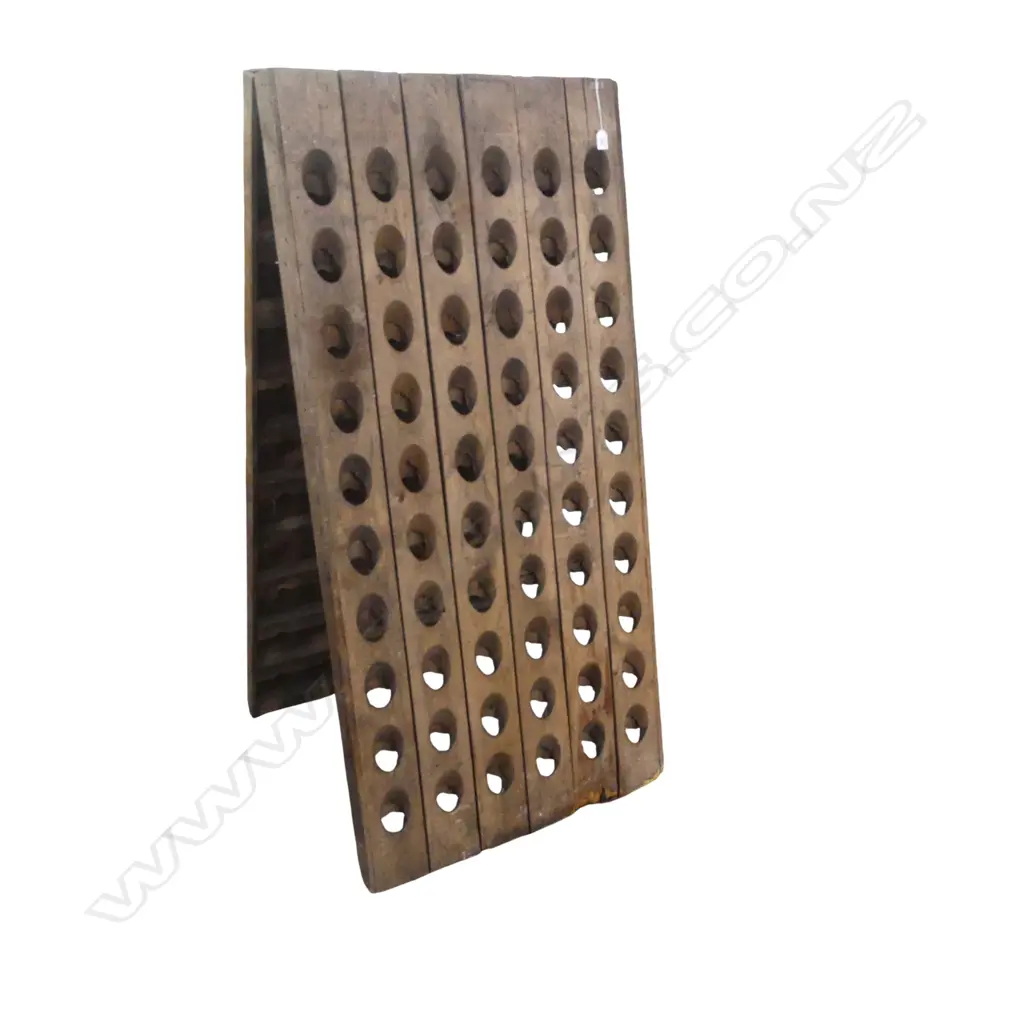 ANTIQUE FRENCH OAK RIDDLING RACK H.1480mm Image 1++