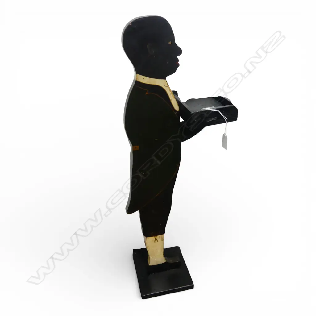 WOODEN BUTLER FIGURE H.710mm Image 1++
