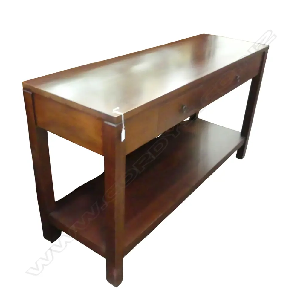MODERN CONSOLE TABLE w. 2 DRAWERS 1400x450x780mm Image 1++