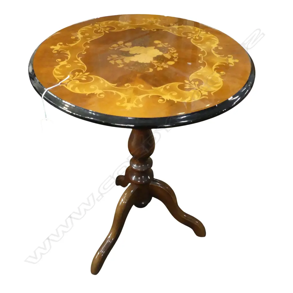 INLAID WINE TABLE H.620mm, 480mm dia Image 1++