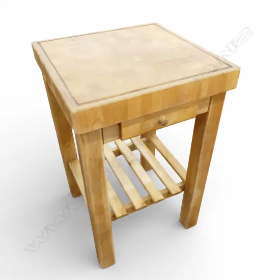 BUTCHERS BLOCK 525x525x800mm
