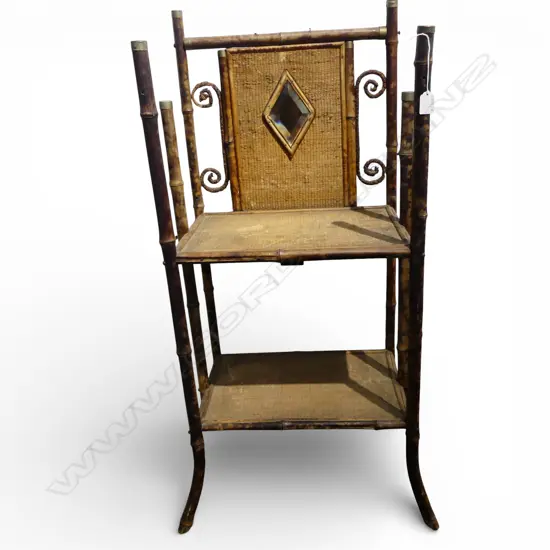 ANTIQUE BAMBOO STAND 570x380x1065mm WOBBLY