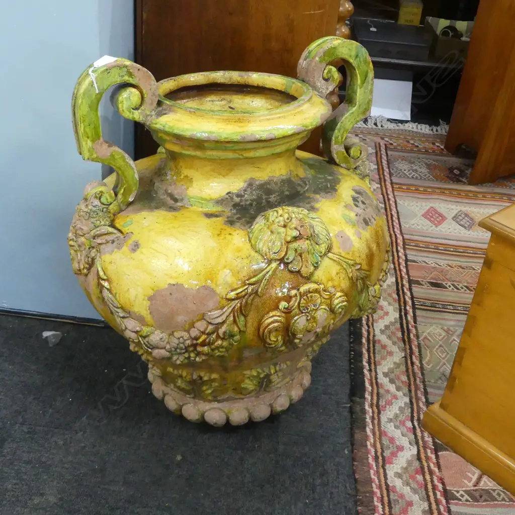 LG GLAZED TERRACOTTA POT H.650mm Image 1++