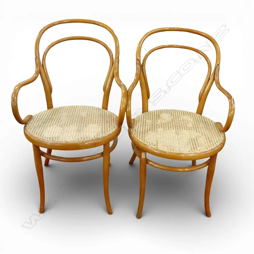 PR BENTWOOD CHAIRS, CANED SEATS Image 1++