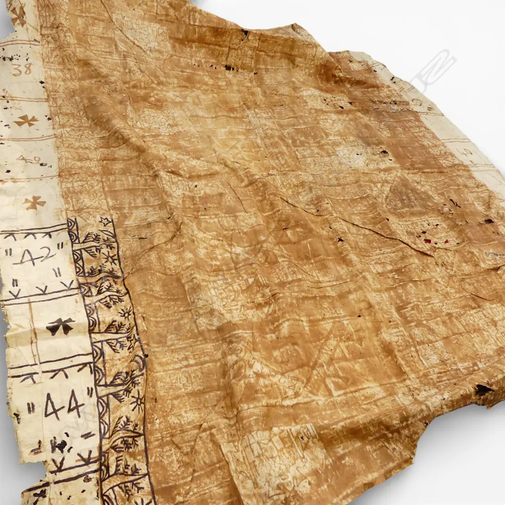 LARGE TONGAN TAPA CLOTH faults Image 1++