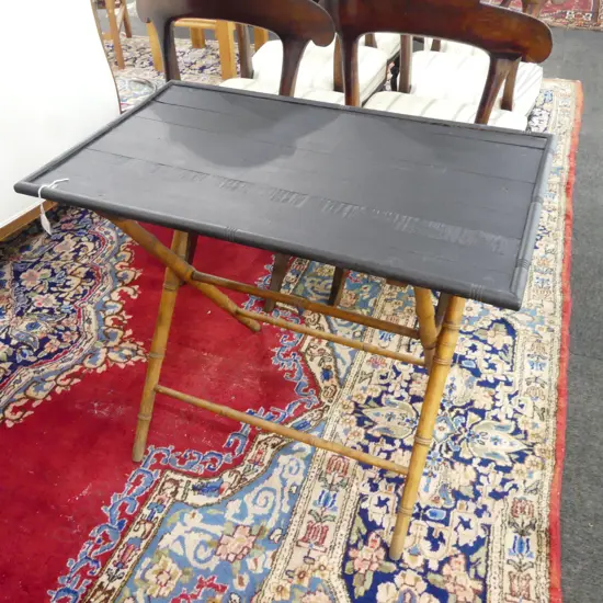 BAMBOO FOLDING SIDE TABLE 810x485x700mm