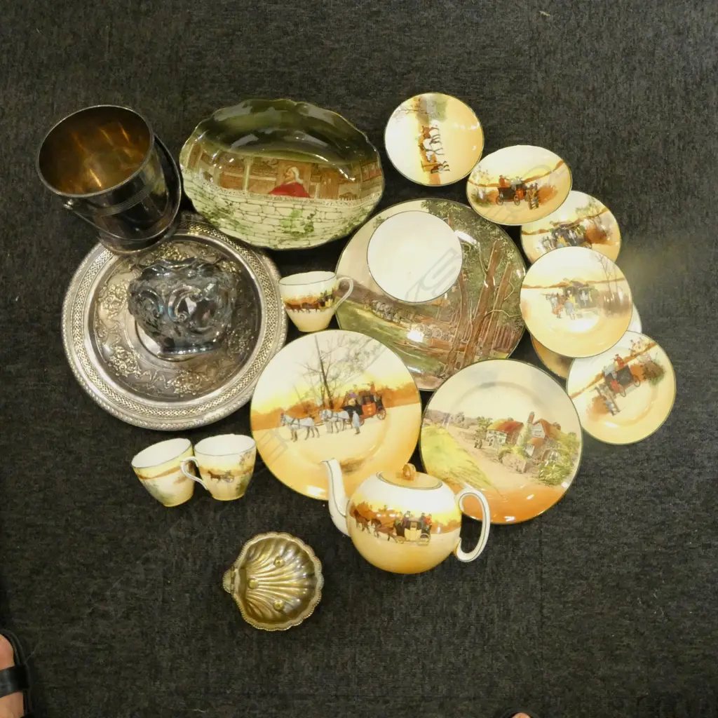 ASST. ROYAL DOULTON; COACHING DAYS ETC, EP Image 1++