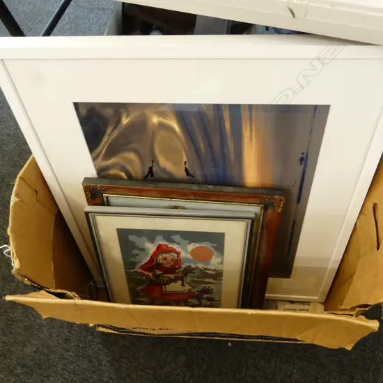 ROB MCGREGOR PAINTING, FAYE PORTMAN 'SILENCED SONG' 2015, PHOTOGRAPHIC PRINT + 2 NEEDLEWORKS