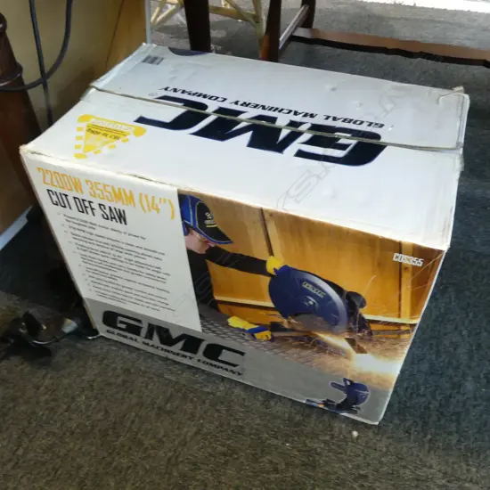 GMC 2200W 355MM CUT OFF SAW, BOXED
