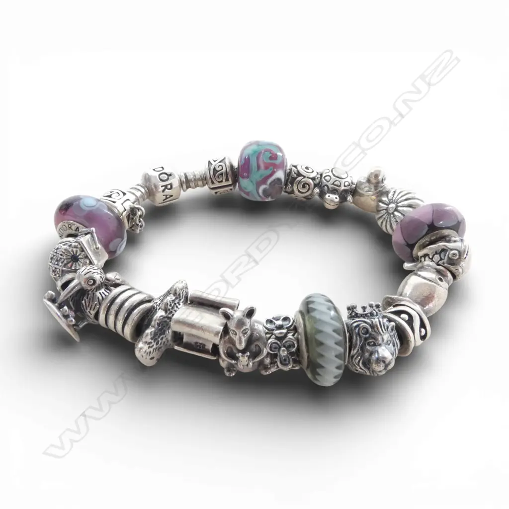 PANDORA SILVER CHARM BRACELET Image 1++