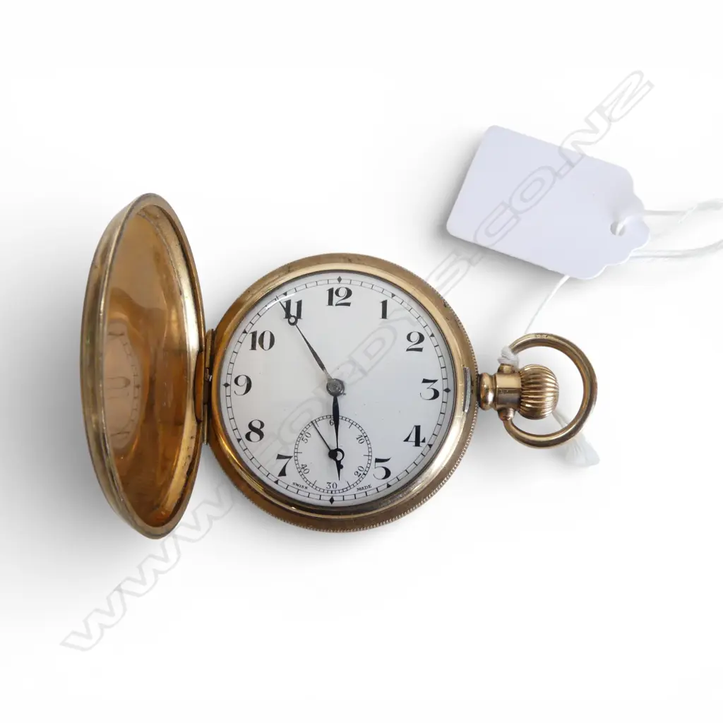 BRASS CASE FOB WATCH Image 1++