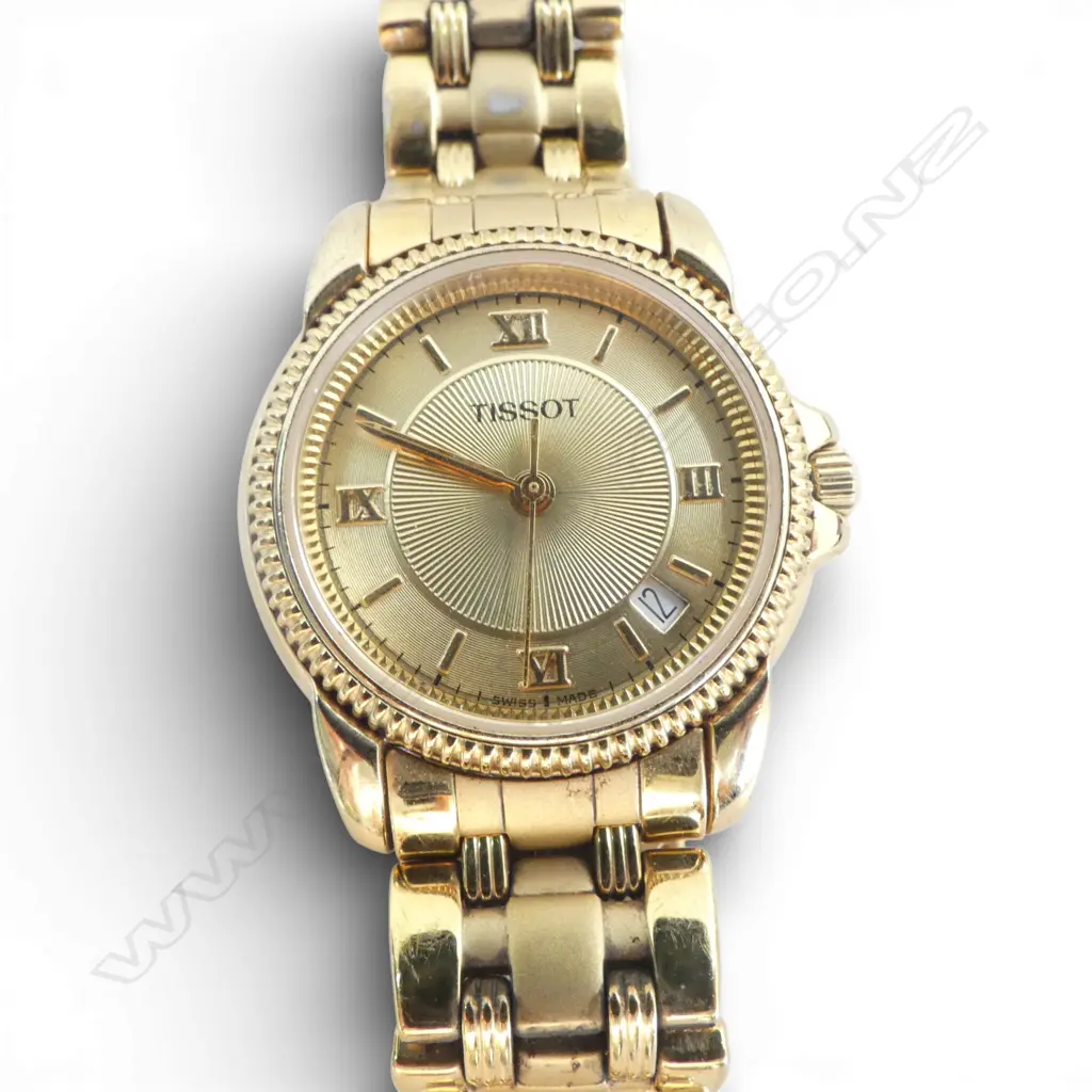  WOMEN’S TISSOT GOLD COLOURED DRESS WATCH Image 1++