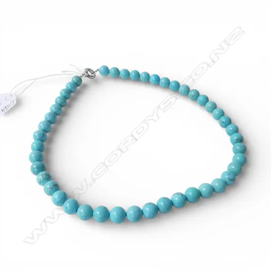 DYED TURQUOISE NECKLACE