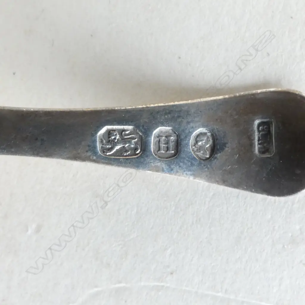 GEORGIAN STG SILVER TEA CADDY SPOON by WILLIAM BENNET, LONDON 1803, 7.37gms Image 1++