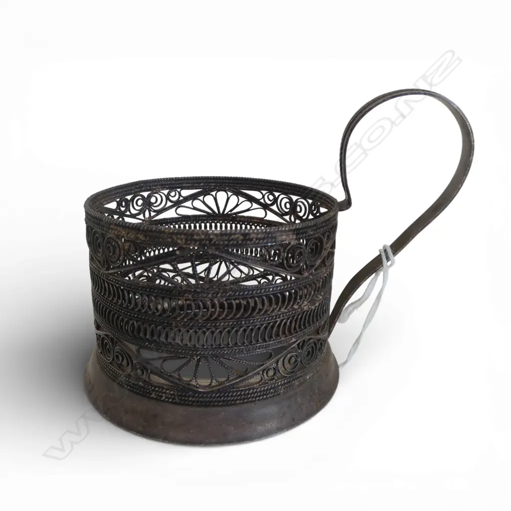 RUSSIAN SILVER CUP HOLDER 88GMS Image 1++