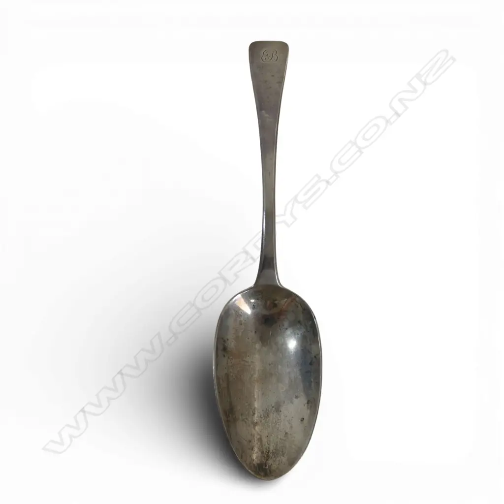 London 1834 SILVER TABLESPOON by 	Mary Chawner 63gms  Image 1++
