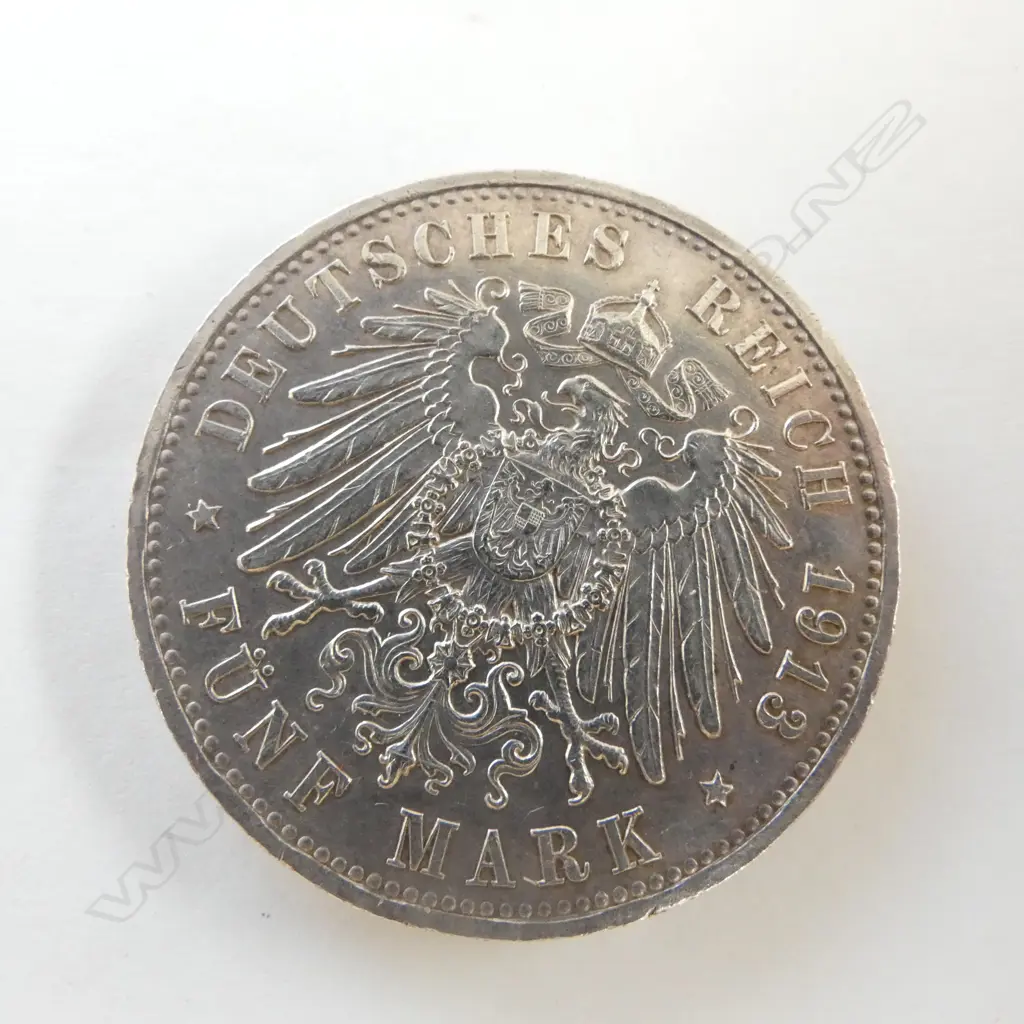 1913 GERMAN SILVER RIECH MARK 27GMS Image 1++