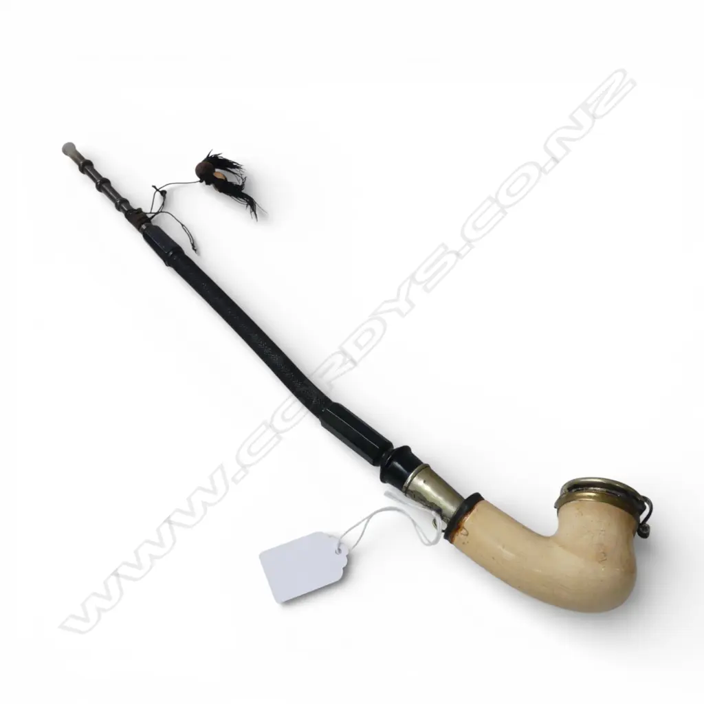ANTIQUE SMOKERS PIPE L.430mm Image 1++