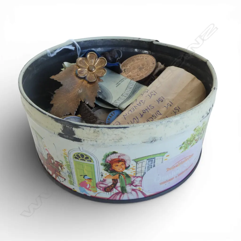 TIN ASST. COINS, TOKENS ETC Image 1++