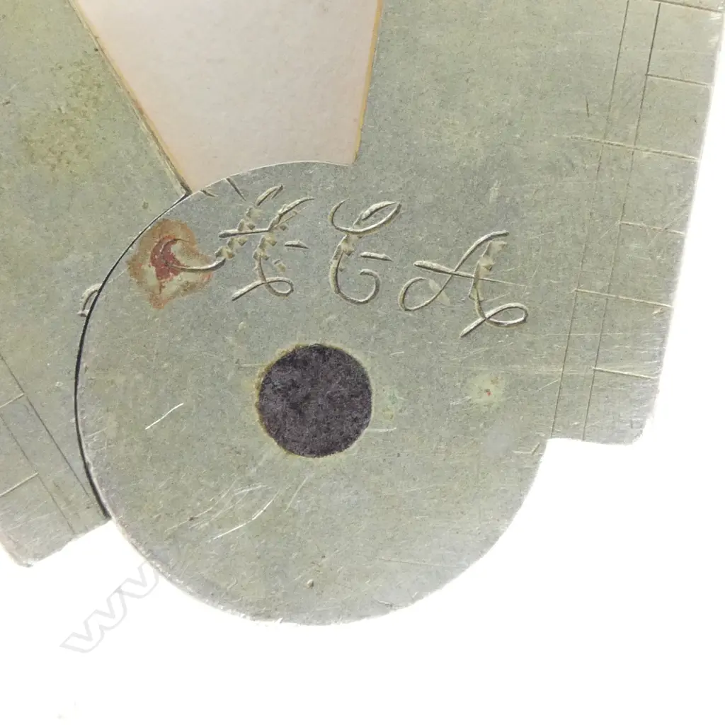 ANTIQUE IVORY FOLD OUT RULE, 24inch w detailed increments, J RABONE & SONS, BIRMINGHAM Image 1++