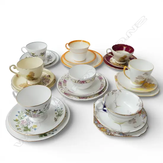 8 SELLEY CHINA CSPS MIXED PATS