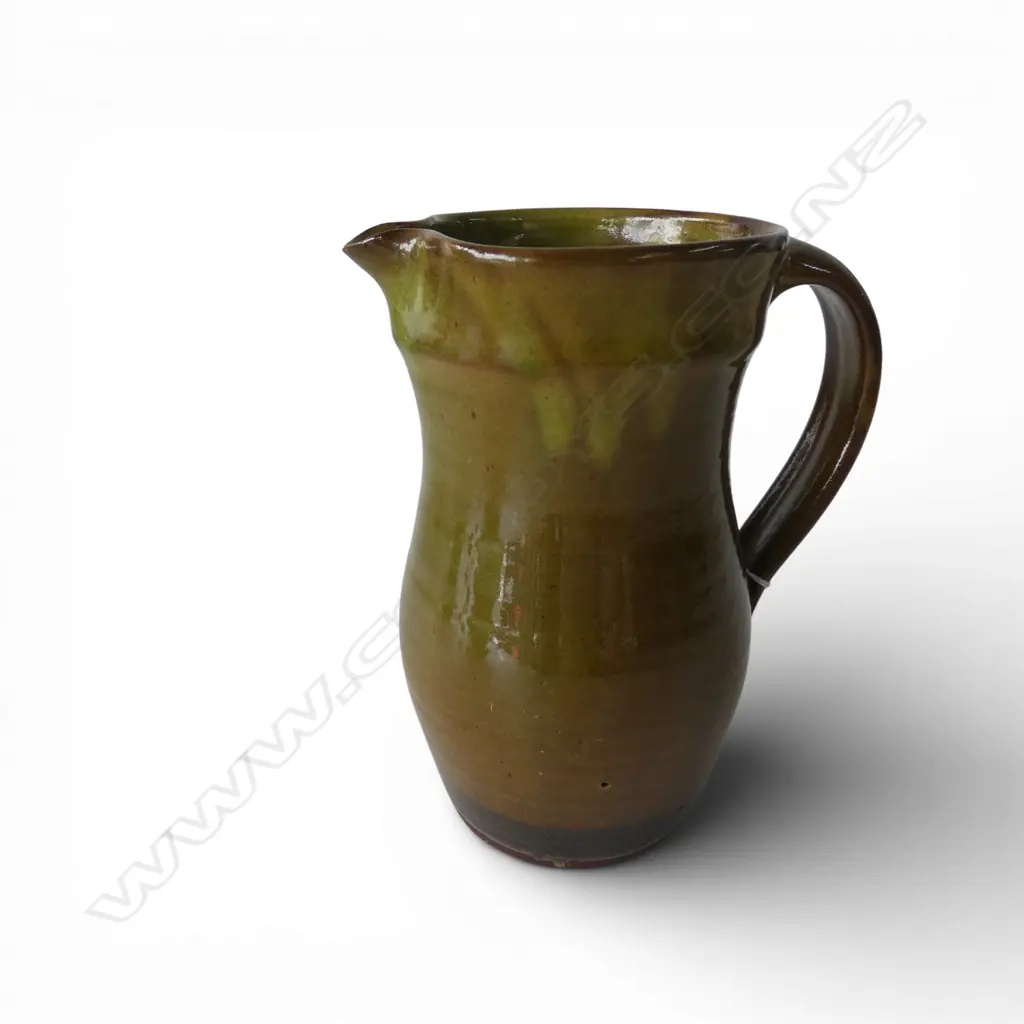 WINCHCOMB SIGNED STUDIO POTTERY TALL JUG H200MM Image 1++