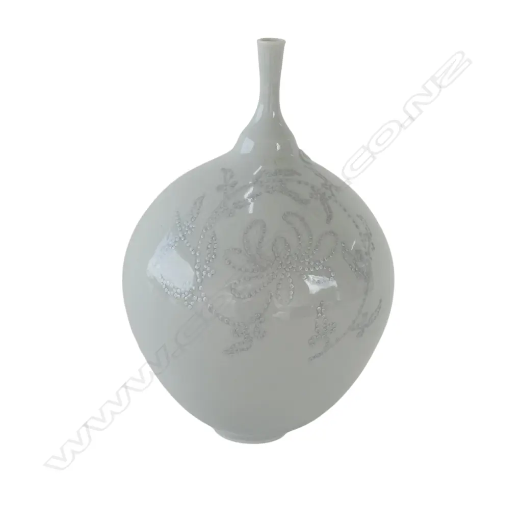 KEUM SUN LEE PALE GREY SPECIMAN VASE, H.220mm Image 1++