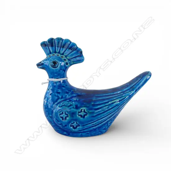 BITOSSI BIRD; RIMINI BLU COLLECTION PAVONCELLA NO.33 H.115mm