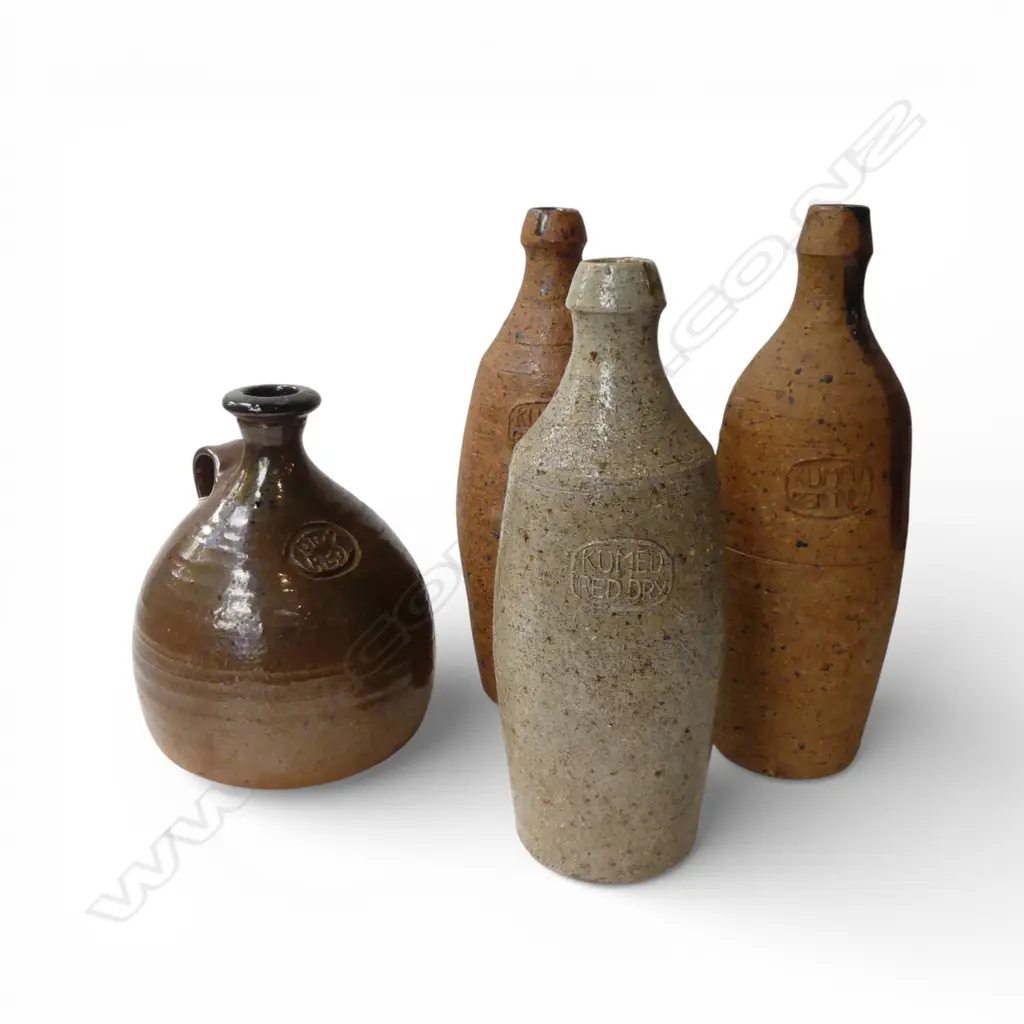 4 ADRIAN COTTER BOTTLES 'KUMEU RED DRY' H.285mm Image 1++