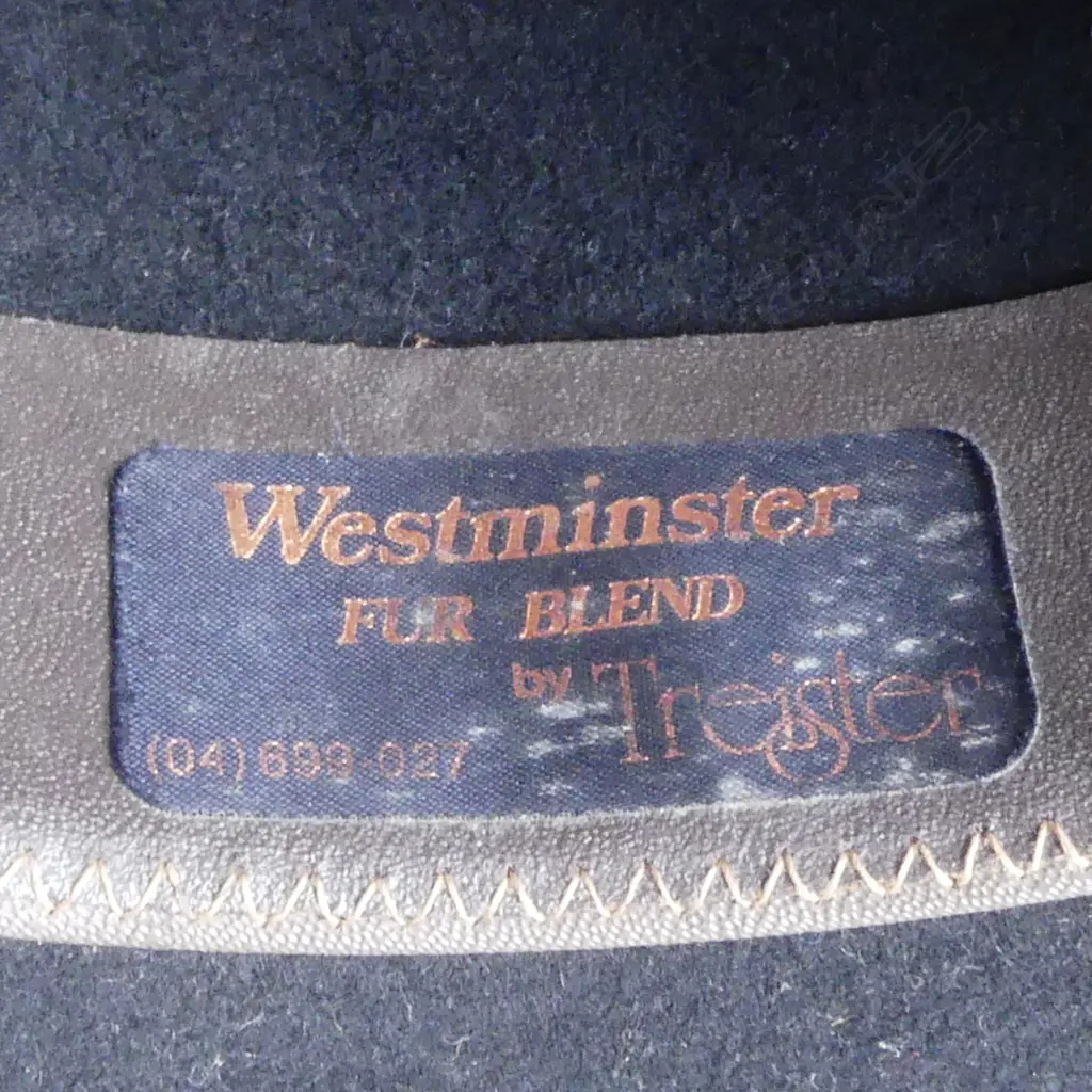 WESTMINSTER FUR BLEND WIDE BRIM HAT by TREISTER Image 1++