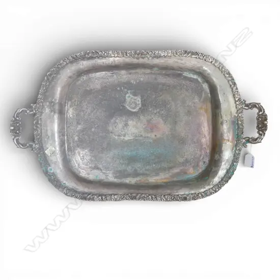 LG SILVER PLATE BUTLERS TRAY 365x610mm