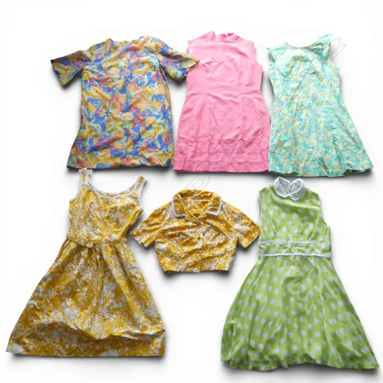 5 1960s SUMMER DRESSES