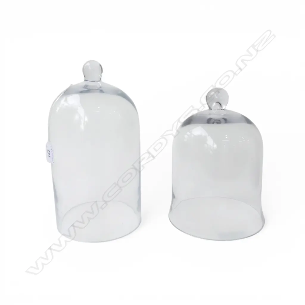 2 GLASS DOMES H.290, 245mm Image 1++