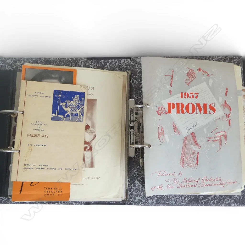 2 FOLDERS OLD PROGS ST. JAMES & TOWN HALL ETC Image 1++